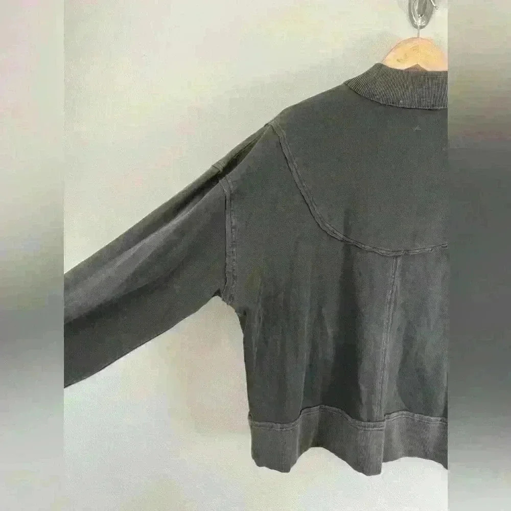 Out From Under Urban Outfitters Faye Oversized Zip-Up Sweatshirt Women's Small - Picture 9 of 16
